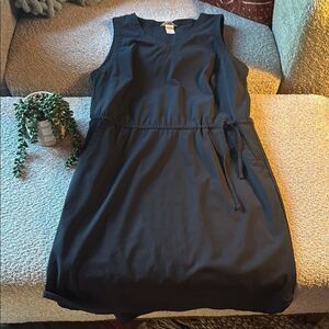 Like 🆕 Duluth Trading Co Black Sheath Dress V-neck Sleeveless